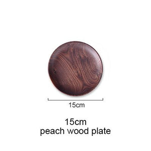 MyGoldenTable™ Wonderful Black Walnut Wooden Plates