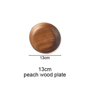 MyGoldenTable™ Wonderful Black Walnut Wooden Plates