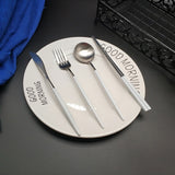 MyGoldenTable™  Black Gold Cutlery Set